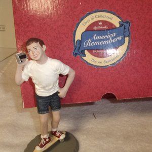 Hallmark Days Childhood Boy Skateboard figurine